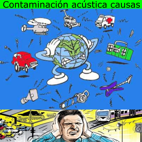 Contaminación acústica causas