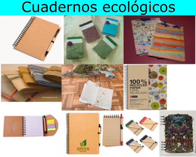 cuadernos ecológicos