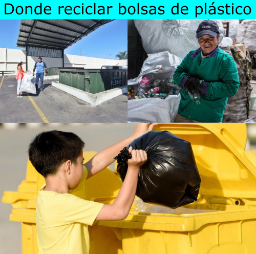 Donde reciclar bolsas de plástico