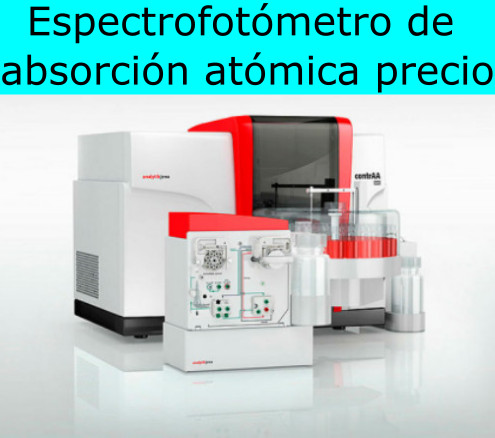 espectrofotómetro de absorción atómica precio
