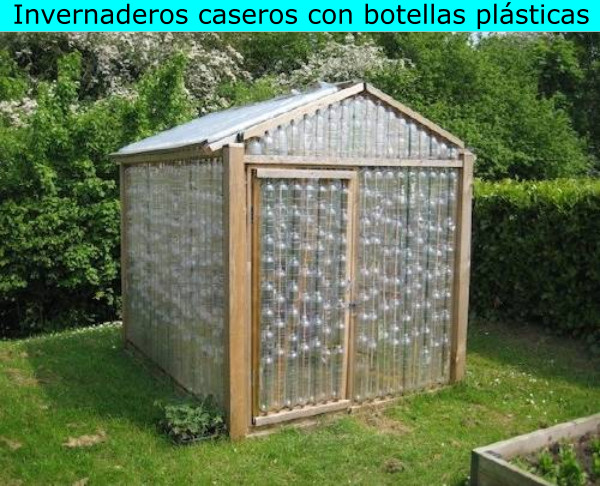 Invernaderos caseros con botellas plásticas