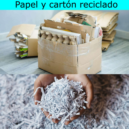 Papel y cartón reciclado