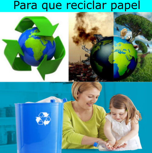 Para que reciclar papel