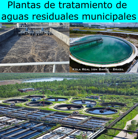 Plantas de tratamiento de aguas residuales municipales