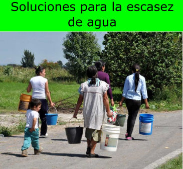 Soluciones para la escasez de agua